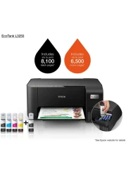 Epson Ecotank L3250 Home Ink Tank Printer A4, Colour, 3-In-1 Printer With Wifi And Smartpanel App Connectivity