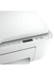 إتش بي ديسك جت إنك بلس 4120 طابعة الكل-في-واحد لاسلكية للطبع والنسخ والمسح الضوئي وإرسال الفاكس من الأجهزة المحمولة - أبيض