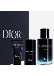 مجموعة عطر سوفاج من ديور للرجال - برفيوم - 3 قطع