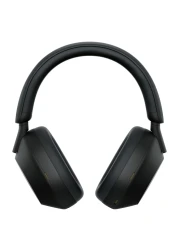 سوني WH-1000XM5 سماعات رأس لاسلكية لإلغاء الضوضاء فوق الأذن - أسود