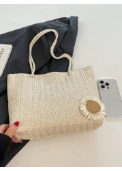 وشاح بطباعة زهور صغيرة بطراز البحر، ديكور لحقيبة الكتف