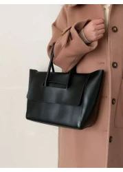 Fashionable Faux Leather Minimalist Flap Top Handle Bag Formal Handbags For Women Bulk Buy Handbags Wholesale Dubai Ladies Handbags For Women Rookies White Collar Workers For Teacher Gifts For Lady Fo