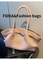 1pc Women s Large Capacity Tote Bag Retro Embossed PU Leather Removable Strap Burgundy Red Ladies Fashion Handbag Suitable For Shopping Commuting Everyday Use