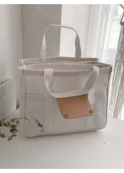 New Large Capacity Multi Compartment Women s Tote Bag Fashionable Simple And Versatile Handbag Niche Design Portable And Adjustable Shoulder Strap Mommy Shoulder Crossbody Bag Suitable For Commuting G