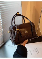 New High Quality Minimalist Solid Color Maerder Handbag Beautiful Design Crossbody Bag For Daily Wear Minimalist Solid Color Classic Dignified Office Outing Dating Ladies Shoulder Bag Holiday Gift