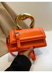 CONTAINEVERY Y2K steampunk Funky Gothic Style spooky styleMinimalist Flip Cover Fashionable Pu Square BagPerfect for Outdoors Perfect for Party Prom Dinner Wedding Shopping Holiday Beach Vacation