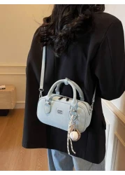 1 حقيبة يد للنساء من المواد البولي يوريثان المقاومة للخدش والاهتراء، مناسبة للتسوق والمواعدة والحفلات وأثناء