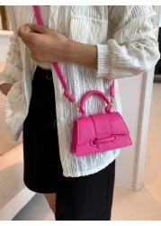 This Year s Popular Super Texture Bag Foreign Mini Small Square Bag New Solid Color Versatile Handbag Women s Bag