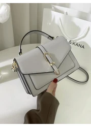 حقيبة مربعة مبسط زر ضغط