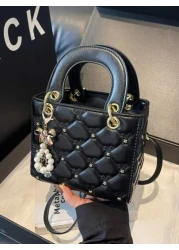 Fashionable New Women s Handbag Solid Color Minimalist PU Square Bag Elegant Vibe Suitable For Dates Shopping Versatile And Exquisite