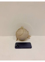 Lightweight Business Casual Rhinestone Decor Bucket Bag Mini Drawstring Design Clear Bag Fashion Faux Pearl Bag Evening Bag Dinner Bag Glamorous Elegant Exquisite Quiet Luxury Rhinestone For Party Gir