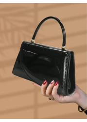 Fashion Solid Color Mirrored Handbag Evening Bag Charming And Elegant Women s Business Bag Suitable For Party Girls College Students Brides Match With Party Dresses Wedding Dresses Evening Dresses Tig
