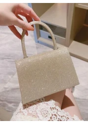 Gold Shiny Party Handbag Evening Clutch Bag Bridal Wedding Purse For Ball Cocktail Party
