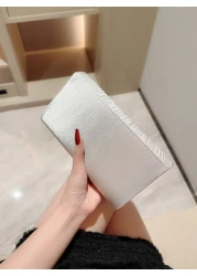 Moonlit EveBag Glitter Bling Shiny Glamorous Elegant Exquisite Mini Pleated Flap Design Evening Bag Dinner Bag For Party Girl Woman For Female Perfect For Party Wedding Prom Dinner Banquet For Best Gi