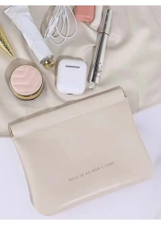 Sequin Makeup Cosmetic Case Multifunctional Small Bag Women Portable Large Capacity Bag For Data Cable Storage Summer Travel Vacation Home Bathroom Decor Holiday Makeup Organizer