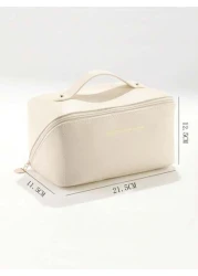 High End Multi Layer Makeup Bag Thickened Toiletry Organizer Lightweight Travel Pillow Case Design Makeup Travel Toiletry Organizer Essentials Gifts Storage Zipper Accessories Nail