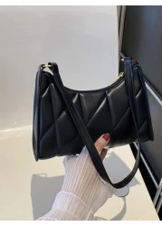 Lightweight Business Casual Mini Quilted Flap Fashionable Square Bag For Teen Girls Women College Students Rookies White Collar Workers Perfect For Office College Work Business Commute Outdoors Travel