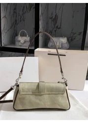 Dedoo 1pc Handbag 2024 New Fashion Handbag Joker Cowboy Long Stick Handbag 2024 New Advanced Texture Niche Original Shoulder And Underarm Slung Suitable For Travel Dating Shopping White Collar Workers