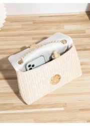 Fashionable Beach Straw Bags Handbags Shoulder Bags Crossbody Bags Perfect For Women Women Girls Beach Vacation Travel Daily Wear Fashion Vacation Bag For Summer Eye Catching Beach Bag Summer Summer S