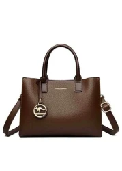 2025 New 3 Layer Large Capacity Women s Handbag High Quality Soft Leather Fashion Luxury Designer Girls Crossbody Bag Wallet