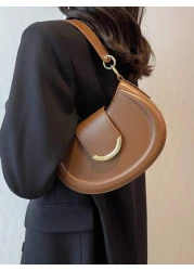 Women s Simple PU Handbag Shoulder Bag Crossbody Bag Clutch Bag Multifunctional Bag