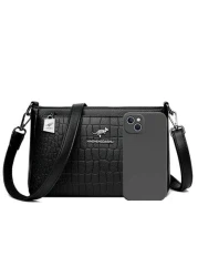 حقيبة كتف جلدية فاخرة ناعمة للنساء موديل 2024، بطراز رائع للنساء، حقيبة عصرية أنيقة للنساء