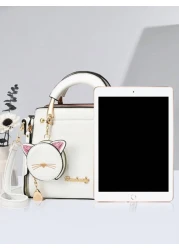 PLANEE Letter Decorated Handbag With Cute Cat Coin Purse Fashionable Mini Crossbody Bag Fashionable Shoulder Bag For Women Best Mothers Day Gifts Ever
