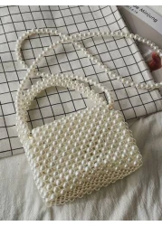 Sparkling Sparkling Elegant Charming Exquisite And Quiet Mini Artificial Bead Carrying Bag Fashionable Luxurious Female Suitable For Parties Weddings Dances Dinners Banquets Cocktails The Best Gift Fo