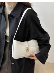 Fashion Women Bag Leather Underarm Bag Handbag Solid Shoulder Bag Simplicity Classic Women s Messenger Bag For Lady