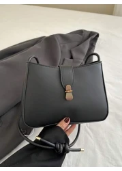 1pc Women s Minimalist All Match Underarm Bag High End Fashion Retro Large Capacity Petite Square Handbag Lightweight Casual Shoulder Tote Bag Suitable For Outing Shopping Gift