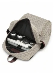 حقيبة الظهر للرجال بحجم كبير متعددة الجيوب لحاسوب حتى 15.6 بوصة، بعدسات البؤرة، حقيبة سفر عمل مناسبة للعودة إلى