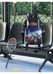 Disney Graphic Simple Letter Print Lightweight Oxford Cloth Backpack Large Capacity Laptop Bag Travel Rucksack Adjustable Straps Multi Compartment College Style Suitable For Students Summer