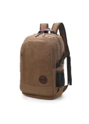 New Washed Canvas Backpack Casual Street Style Fashion Large Capacity Multi Function Daypack Backpack For Travel