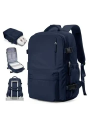 29 19 44cm Large Laptop Backpack Fits 14 15 6 Inch Notebook For Men Women Student College Bookbag School Computer Bag Hiking Backpack With Shoe Compartment Wet Pocket Camping Backpack College Backpack