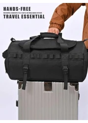 Extra Large Multi Purpose Travel Bag Hand Carry Backpack For Men High Capacity Duffle Bag Moving Storage Outdoor Gear With Trunk Organizer Graduation Camping