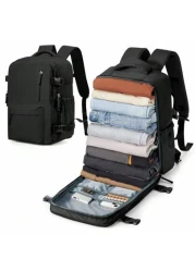 Large Capacity Vintage Style Nylon Travel Duffel Bag Airline Approved Carry On Spacious For Men With Multiple Compartments And Pockets Black Airline Compliant Carry On Bag Vintage Style Bag Secure Zip