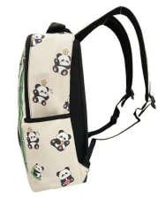 حقيبة ظهر كبيرة السعة بتصميم نمط الباندا العصري، مناسبة للرجال والنساء، ضرورية للسفر والعطلات وعيد الحب وفصل