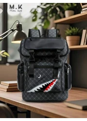 Men s Casual Backpack Flip Cover Fashion Travel Rucksack Lightweight And Portable Suitable For Travel Camping Hiking Student School Bag Youth Campus Commuter Great Gift