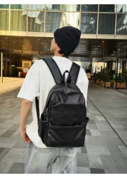 قطعة واحدة حقيبة ظهر عصرية مزدوجة، سعة كبيرة خفيفة الوزن متعددة الجيوب، مصنوعة من مادة البولي يوريثان مناسبة