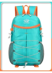 1 Pc Foldable Outdoor Adventure Backpack Minimalist Hiking Pack Large Capacity Gym Bag Multifunction Personality Casual Laptop Backpack Portable Fitness Training Bag With Multi Pockets Large Capacity