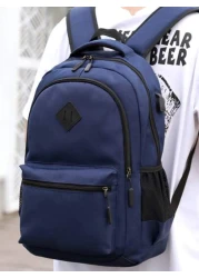 USB Convenient Charging Multi Pocket Backpack Men Purse Can Hold 15 6 Inch Computer Bag Lightweight School Bag Large Capacity Travel Bag Commuter Convenient Day Bag Multi Functional Book Bag For Stude