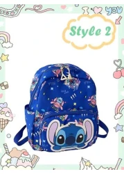 Disney Stitch Image Multi Functional Backpack Exquisite Daily Backpack Party And Festival Small Gift Study Stationery Gift Bag Suitable For Carrying And Storing School Stationery Portable Storage For