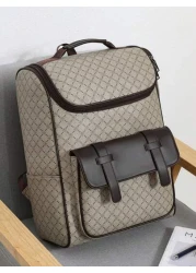 Men s Flip Top Casual Backpack Large Capacity Laptop Backpack Business Travel Backpack Suitable For Commute Back To School Father s Day Gift Travel