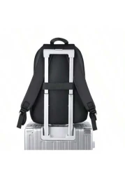 Men s Backpack For Casual Travel Laptop Compartment Korean Fashion Stylish Student Schoolbag Solid Color Rucksack