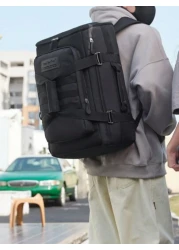 1pc Dual Shoulder Backpack With Large Capacity Designed Short Distance Travel College Students Notebook Laptop Carrier Basketball Backpack Weekend Overnight Bag With Multiple Pockets University Book B