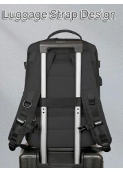 حقيبة ظهر للرجال للسفر والعمل، حقيبة يد كبيرة للحمل، مقاومة للماء، حقيبة نهارية كبيرة للنهاية الأسبوع، حقيبة