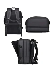 Men s Large Capacity Backpack Expandable Bag Functional Backpack And Work Style Weekend Overnight Bag Outdoor Bag Student Backpack With USB Charging Port Multiple Pockets Commute School Fashion Casual