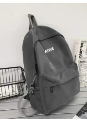 peach tree Minimalist Solid Color Nylon Backpack With Peach Tree Key Chain Christmas Men Bag Vacation Travel Essentials Dad Gifts School Bag Travel Backpack Large Capacity Sports Bag Laptop Bag Book B