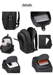 Oxford Fabric High Capacity Multi Functional Backpack School Bag Daypack Computer Bag Book Bag College Students For School Business Outdoors Hiking Travel Large Capacity Summer College Bag Fashion Cas