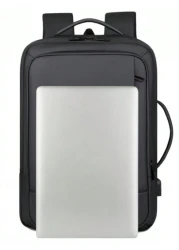 حقيبة نمط أعمال بسيطة ذات ملمس عالي الجودة ولون أحادي، حقيبة يد موضة شتوية جديدة، حقيبة كتف متعددة الاستخداما